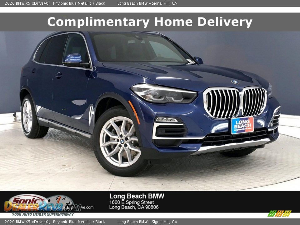 2020 BMW X5 xDrive40i Phytonic Blue Metallic / Black Photo #1