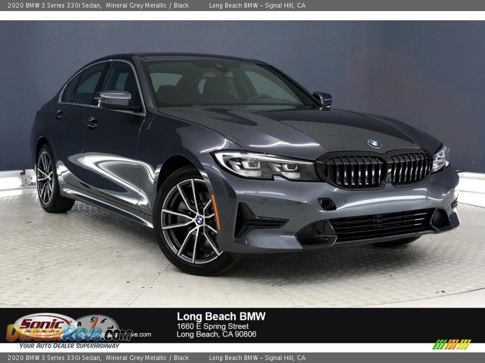 2020 BMW 3 Series 330i Sedan Mineral Grey Metallic / Black Photo #1