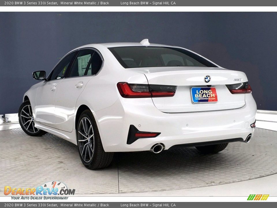2020 BMW 3 Series 330i Sedan Mineral White Metallic / Black Photo #2