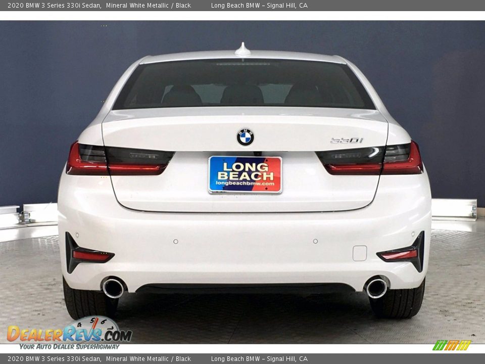 2020 BMW 3 Series 330i Sedan Mineral White Metallic / Black Photo #3