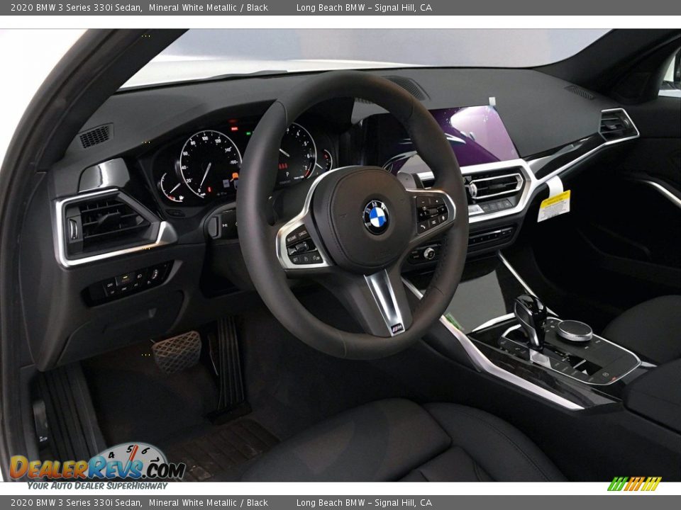 2020 BMW 3 Series 330i Sedan Mineral White Metallic / Black Photo #4
