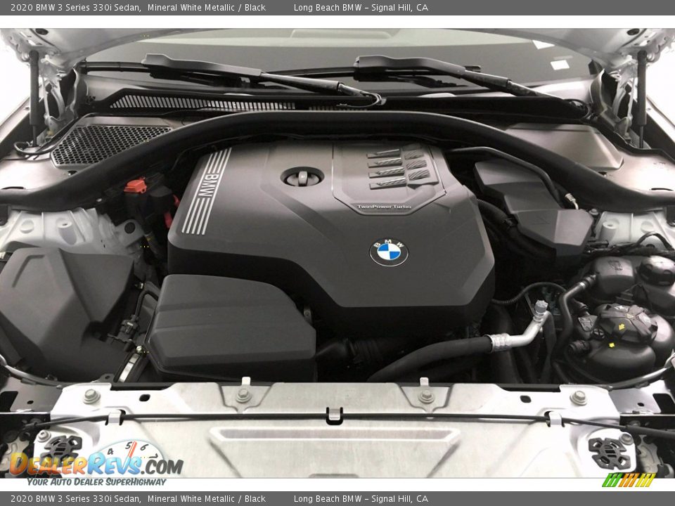 2020 BMW 3 Series 330i Sedan Mineral White Metallic / Black Photo #8
