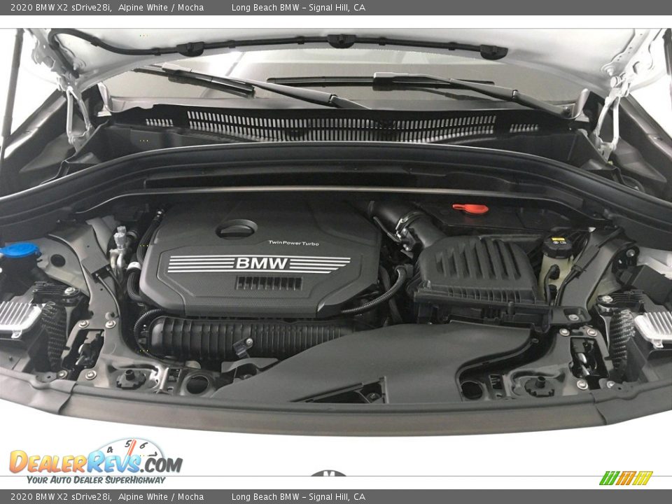 2020 BMW X2 sDrive28i Alpine White / Mocha Photo #8