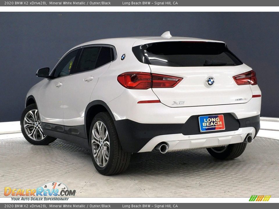 2020 BMW X2 xDrive28i Mineral White Metallic / Oyster/Black Photo #2
