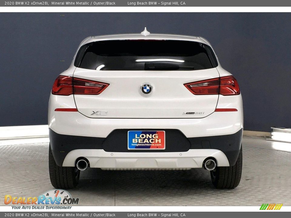 2020 BMW X2 xDrive28i Mineral White Metallic / Oyster/Black Photo #3