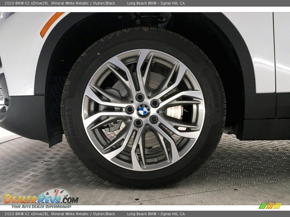 2020 BMW X2 xDrive28i Mineral White Metallic / Oyster/Black Photo #9