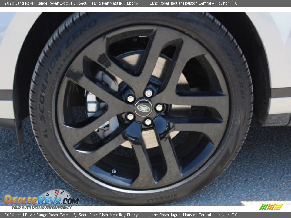 2020 Land Rover Range Rover Evoque S Seoul Pearl Silver Metallic / Ebony Photo #9