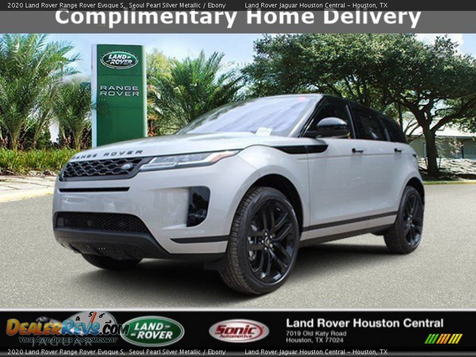 2020 Land Rover Range Rover Evoque S Seoul Pearl Silver Metallic / Ebony Photo #1