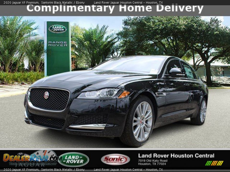 2020 Jaguar XF Premium Santorini Black Metallic / Ebony Photo #1