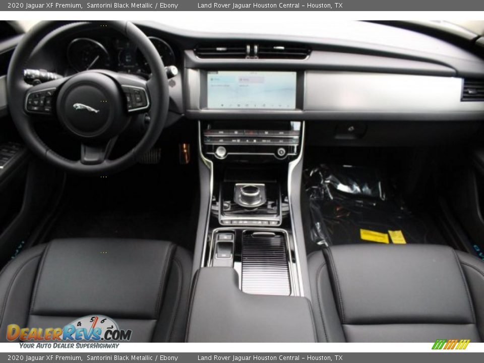 2020 Jaguar XF Premium Santorini Black Metallic / Ebony Photo #4