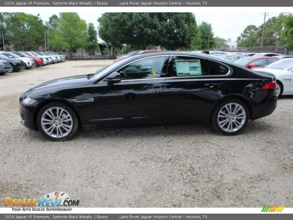 2020 Jaguar XF Premium Santorini Black Metallic / Ebony Photo #6