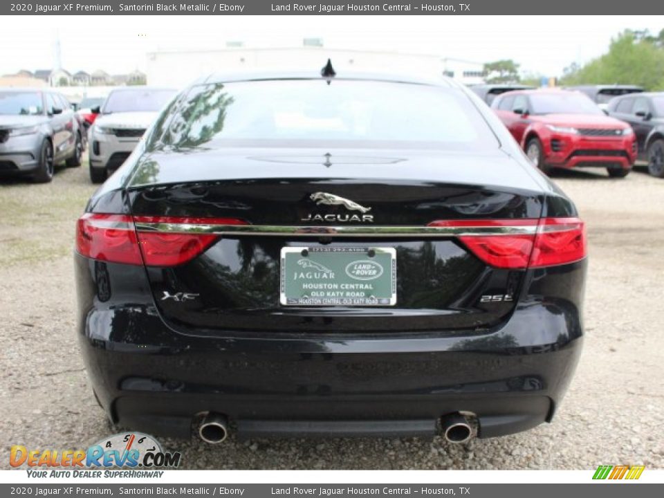 2020 Jaguar XF Premium Santorini Black Metallic / Ebony Photo #7