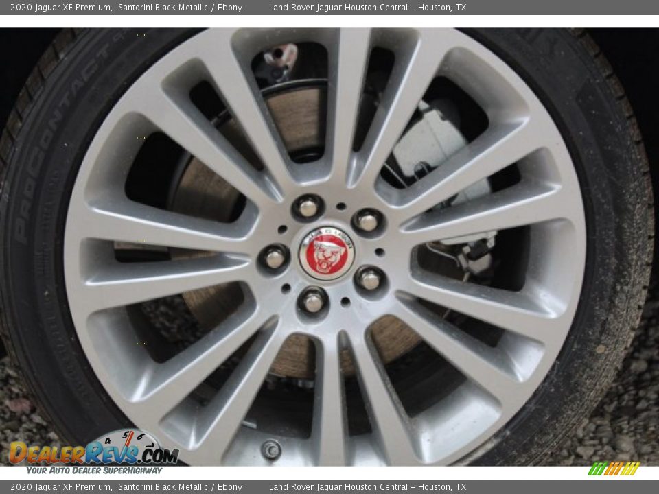 2020 Jaguar XF Premium Santorini Black Metallic / Ebony Photo #9