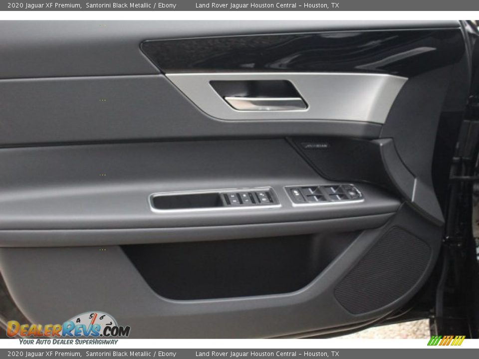 2020 Jaguar XF Premium Santorini Black Metallic / Ebony Photo #10