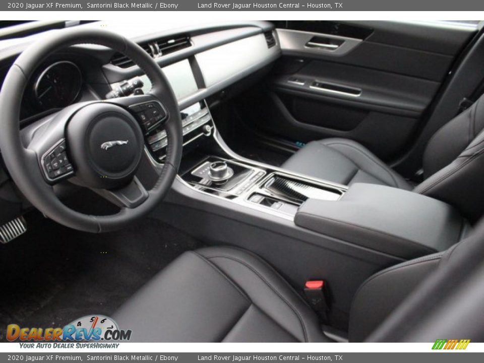 2020 Jaguar XF Premium Santorini Black Metallic / Ebony Photo #12