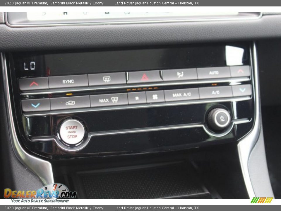 2020 Jaguar XF Premium Santorini Black Metallic / Ebony Photo #16