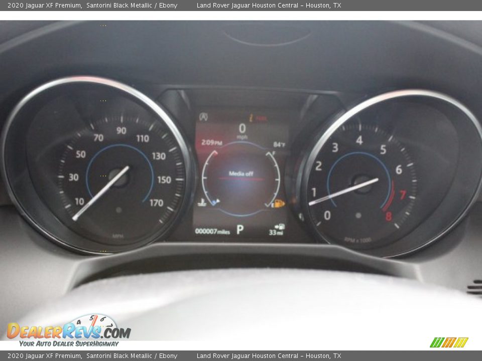 2020 Jaguar XF Premium Santorini Black Metallic / Ebony Photo #23