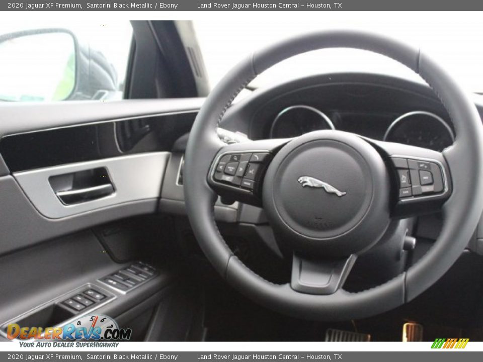 2020 Jaguar XF Premium Santorini Black Metallic / Ebony Photo #28