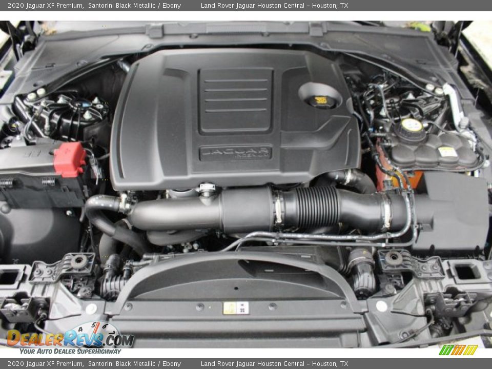 2020 Jaguar XF Premium Santorini Black Metallic / Ebony Photo #30