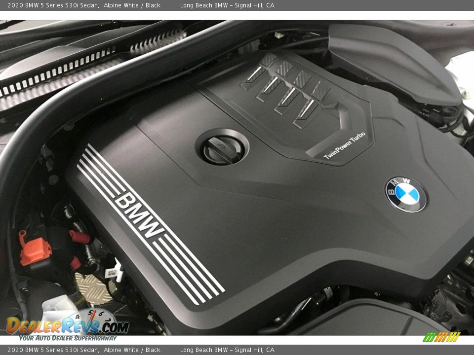 2020 BMW 5 Series 530i Sedan Alpine White / Black Photo #21