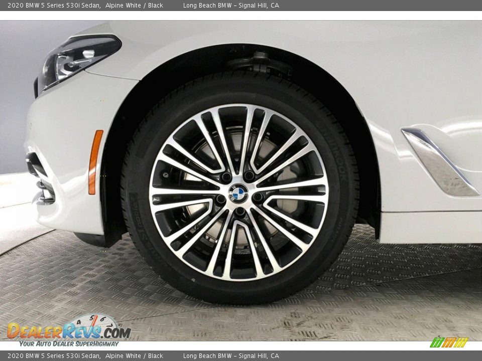 2020 BMW 5 Series 530i Sedan Alpine White / Black Photo #24