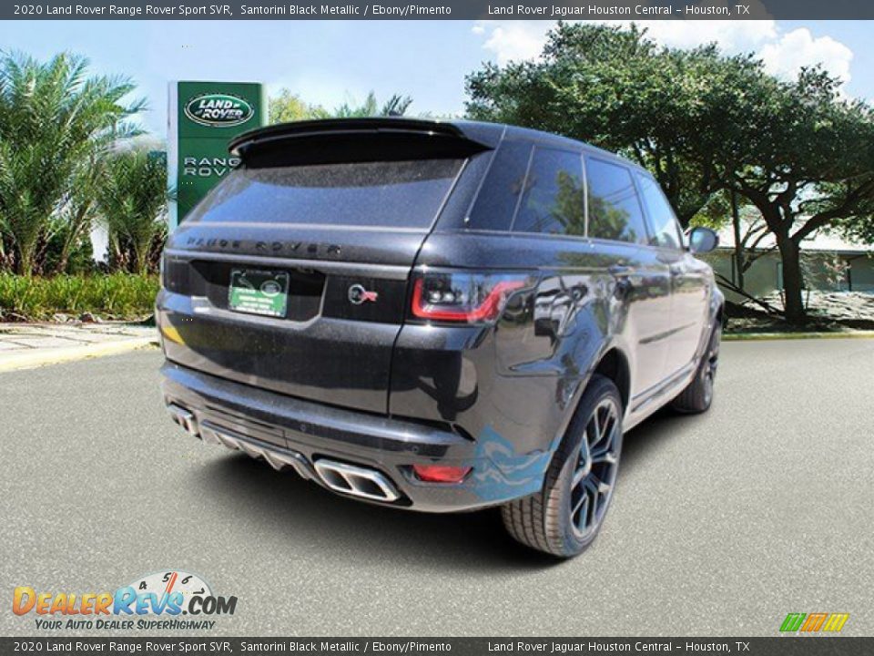2020 Land Rover Range Rover Sport SVR Santorini Black Metallic / Ebony/Pimento Photo #2
