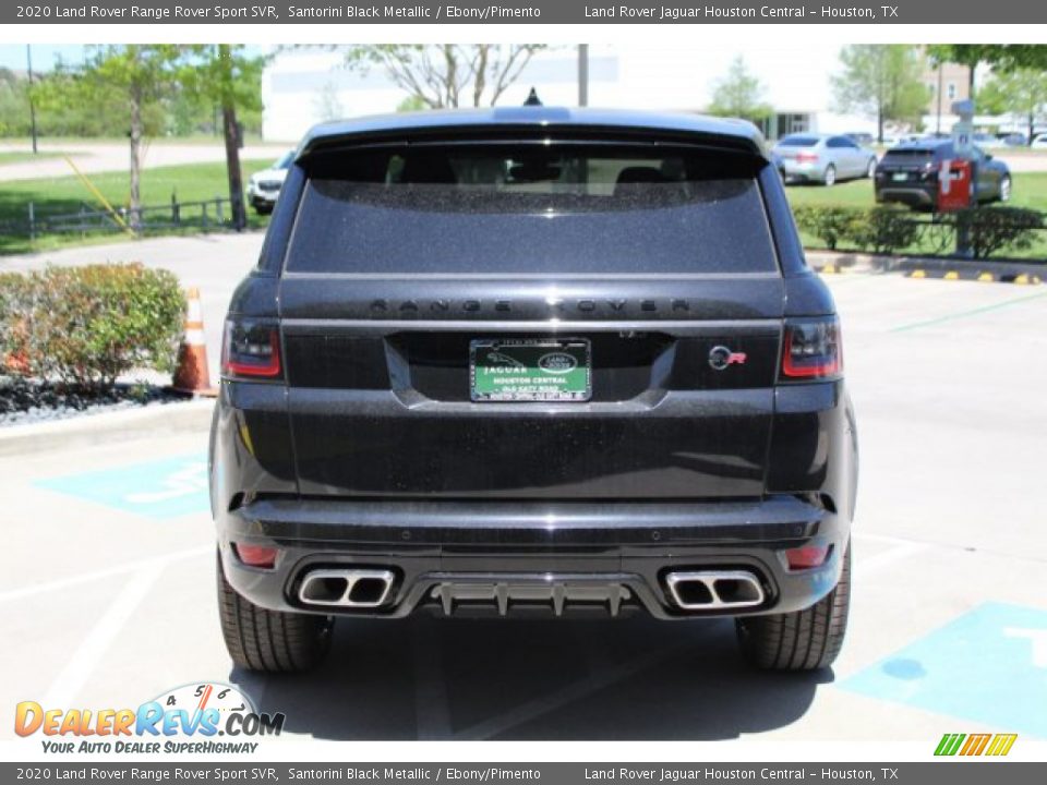 2020 Land Rover Range Rover Sport SVR Santorini Black Metallic / Ebony/Pimento Photo #7