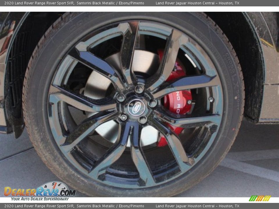 2020 Land Rover Range Rover Sport SVR Santorini Black Metallic / Ebony/Pimento Photo #10