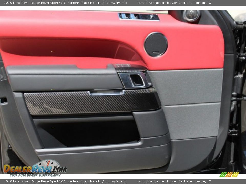 2020 Land Rover Range Rover Sport SVR Santorini Black Metallic / Ebony/Pimento Photo #11