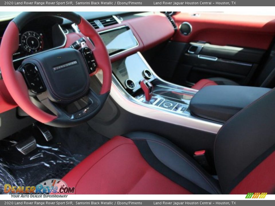 2020 Land Rover Range Rover Sport SVR Santorini Black Metallic / Ebony/Pimento Photo #13