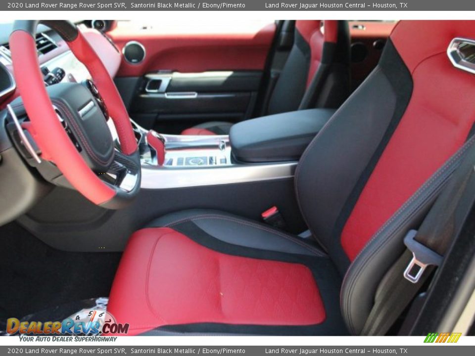 2020 Land Rover Range Rover Sport SVR Santorini Black Metallic / Ebony/Pimento Photo #14