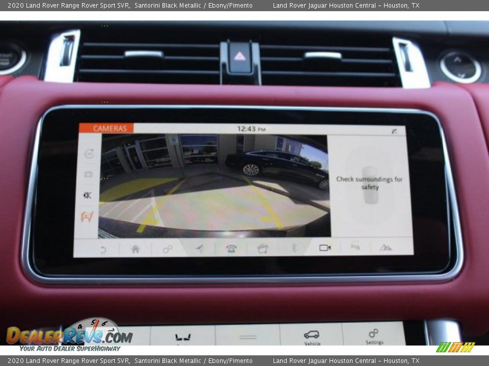 2020 Land Rover Range Rover Sport SVR Santorini Black Metallic / Ebony/Pimento Photo #16