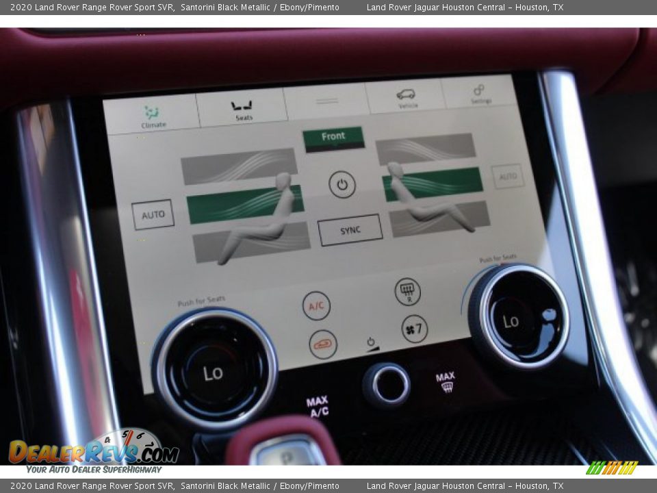 2020 Land Rover Range Rover Sport SVR Santorini Black Metallic / Ebony/Pimento Photo #17