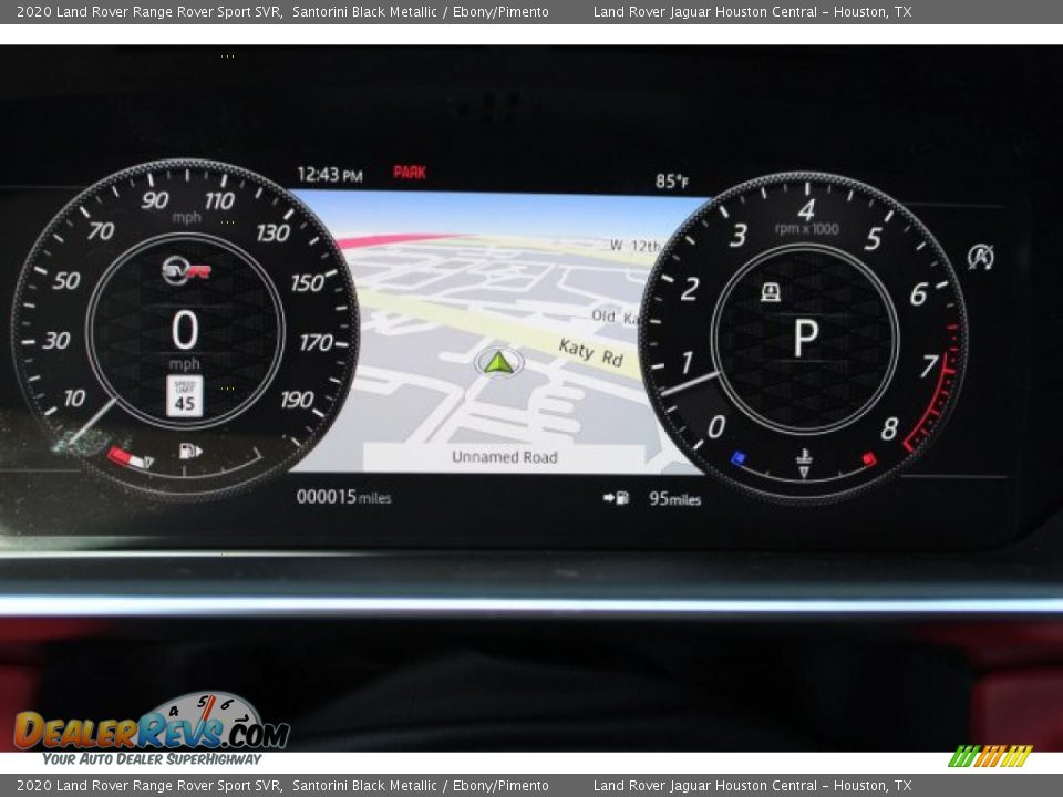 2020 Land Rover Range Rover Sport SVR Santorini Black Metallic / Ebony/Pimento Photo #23