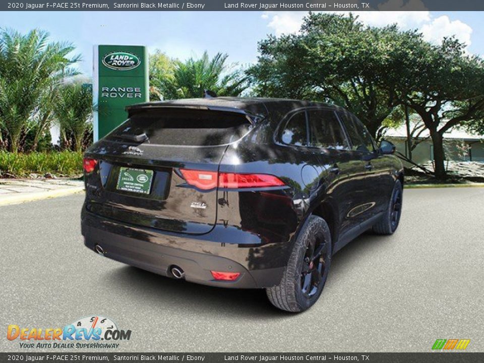 2020 Jaguar F-PACE 25t Premium Santorini Black Metallic / Ebony Photo #2