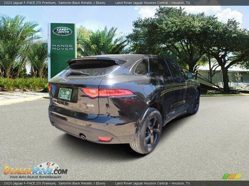 2020 Jaguar F-PACE 25t Premium Santorini Black Metallic / Ebony Photo #2