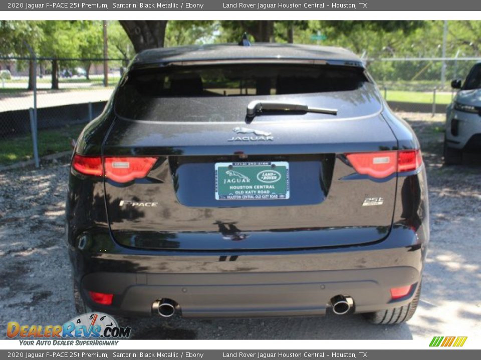 2020 Jaguar F-PACE 25t Premium Santorini Black Metallic / Ebony Photo #7