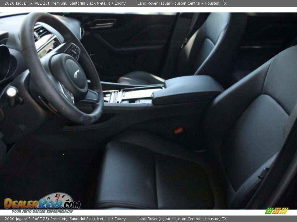 2020 Jaguar F-PACE 25t Premium Santorini Black Metallic / Ebony Photo #13
