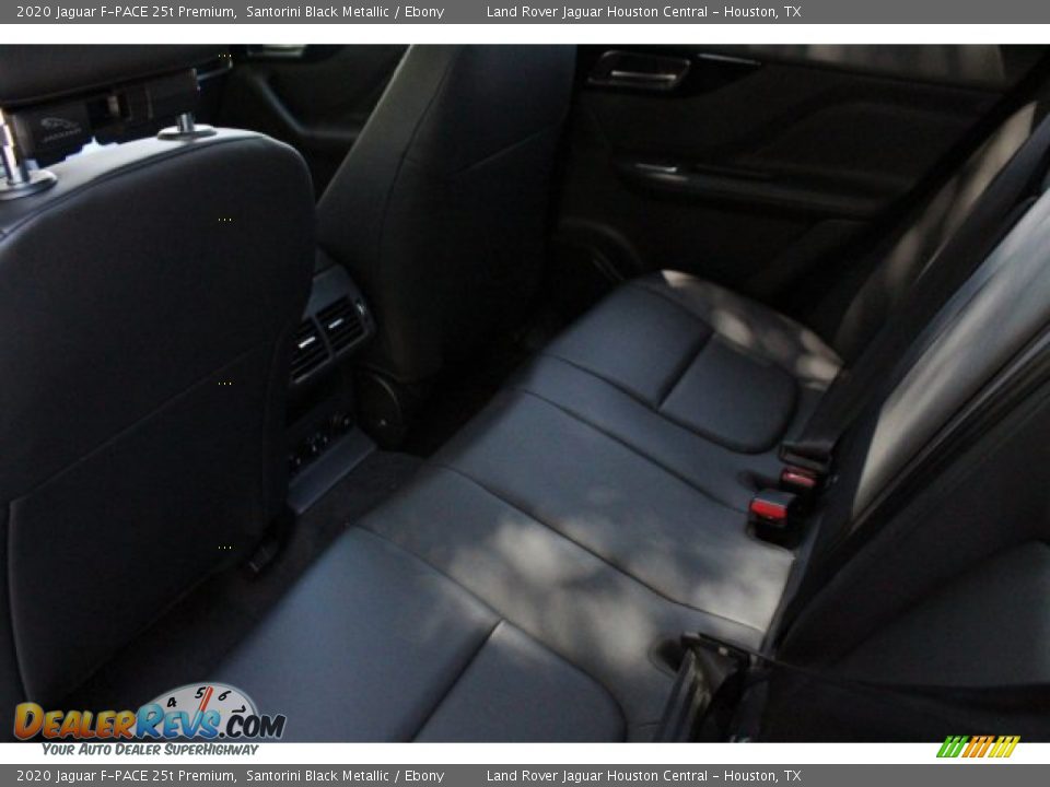 2020 Jaguar F-PACE 25t Premium Santorini Black Metallic / Ebony Photo #26