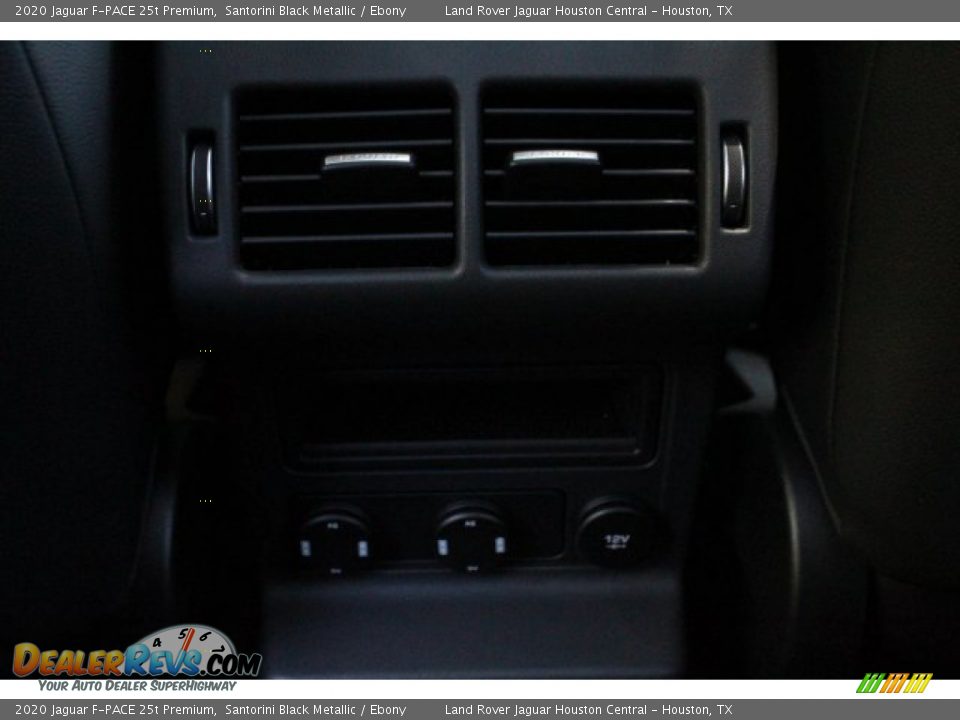 2020 Jaguar F-PACE 25t Premium Santorini Black Metallic / Ebony Photo #27