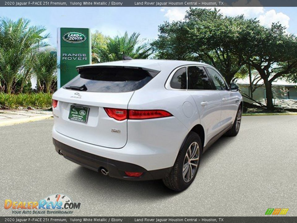 2020 Jaguar F-PACE 25t Premium Yulong White Metallic / Ebony Photo #2