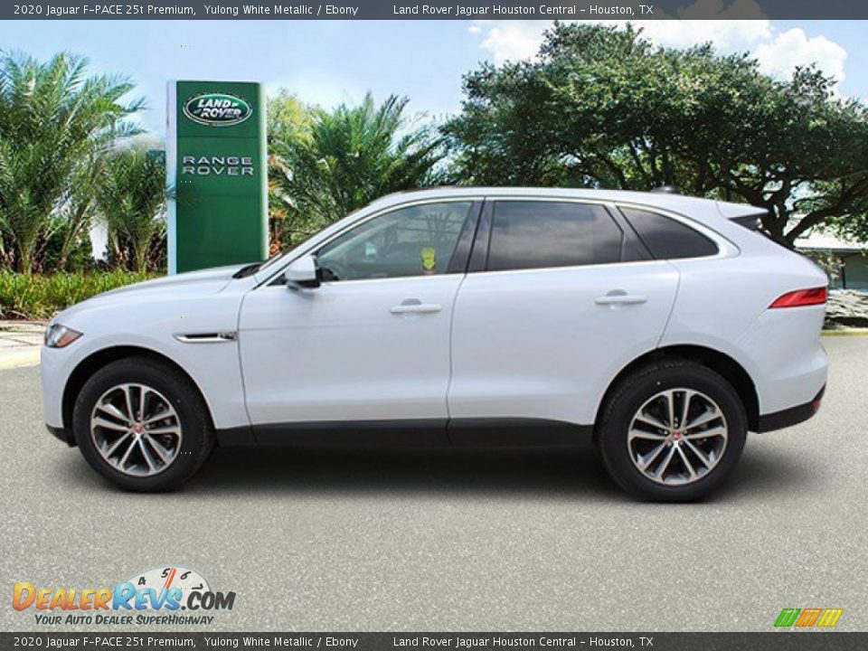 2020 Jaguar F-PACE 25t Premium Yulong White Metallic / Ebony Photo #3