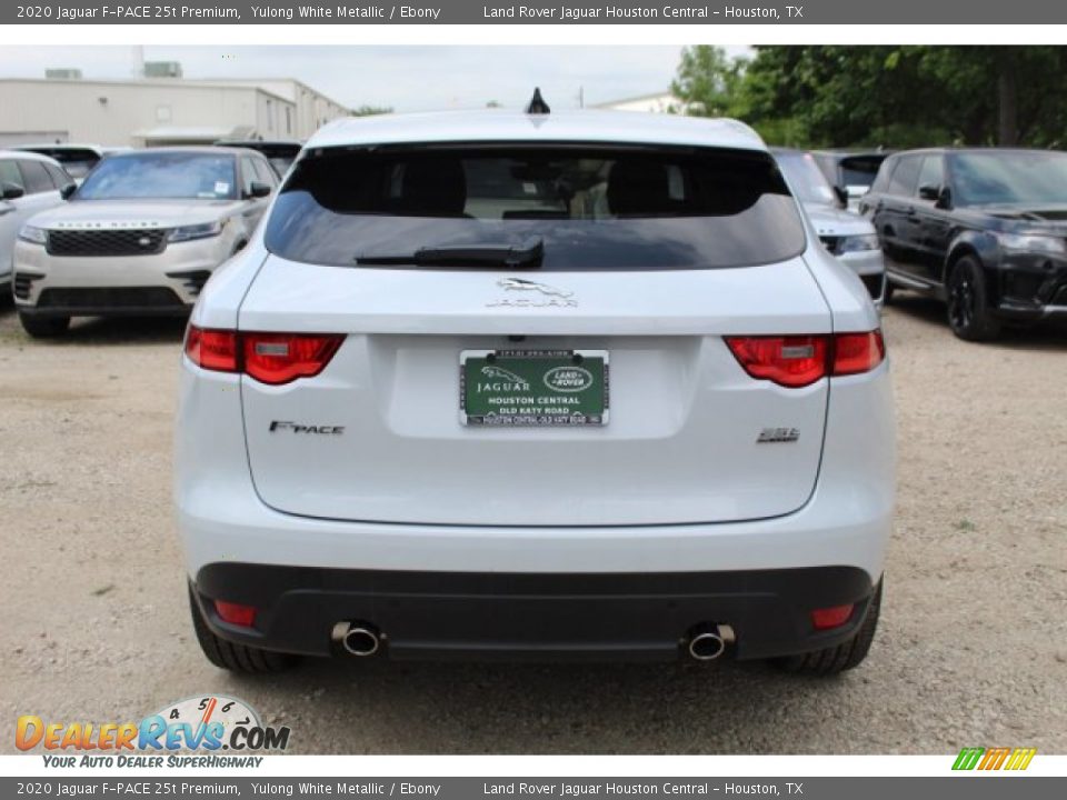 2020 Jaguar F-PACE 25t Premium Yulong White Metallic / Ebony Photo #7