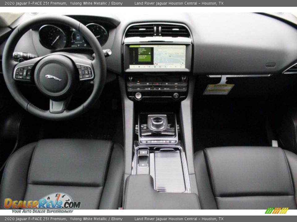 2020 Jaguar F-PACE 25t Premium Yulong White Metallic / Ebony Photo #3