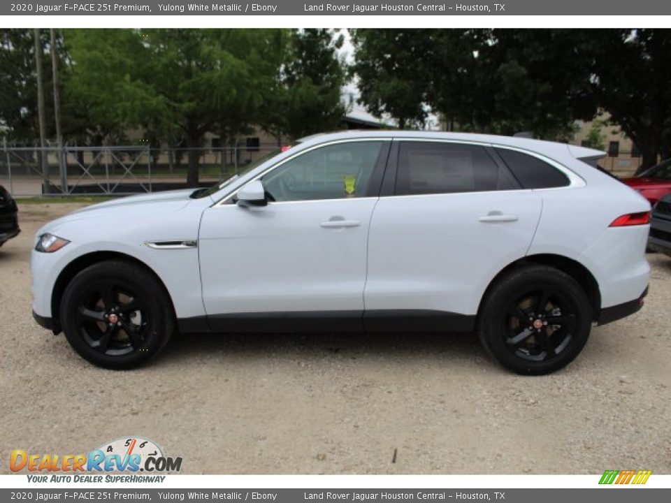 2020 Jaguar F-PACE 25t Premium Yulong White Metallic / Ebony Photo #5