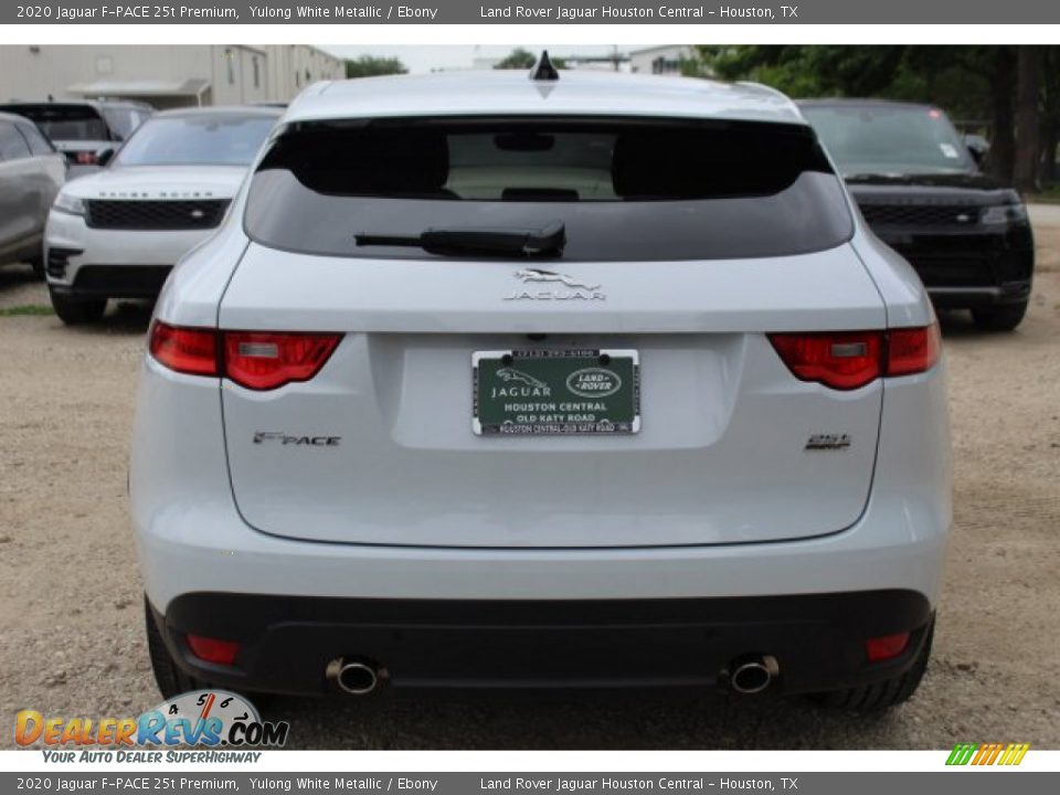 2020 Jaguar F-PACE 25t Premium Yulong White Metallic / Ebony Photo #6