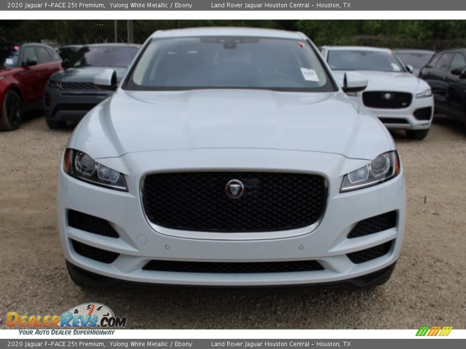2020 Jaguar F-PACE 25t Premium Yulong White Metallic / Ebony Photo #7