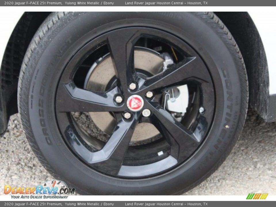 2020 Jaguar F-PACE 25t Premium Yulong White Metallic / Ebony Photo #9