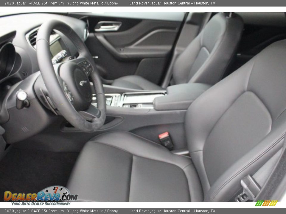 2020 Jaguar F-PACE 25t Premium Yulong White Metallic / Ebony Photo #13