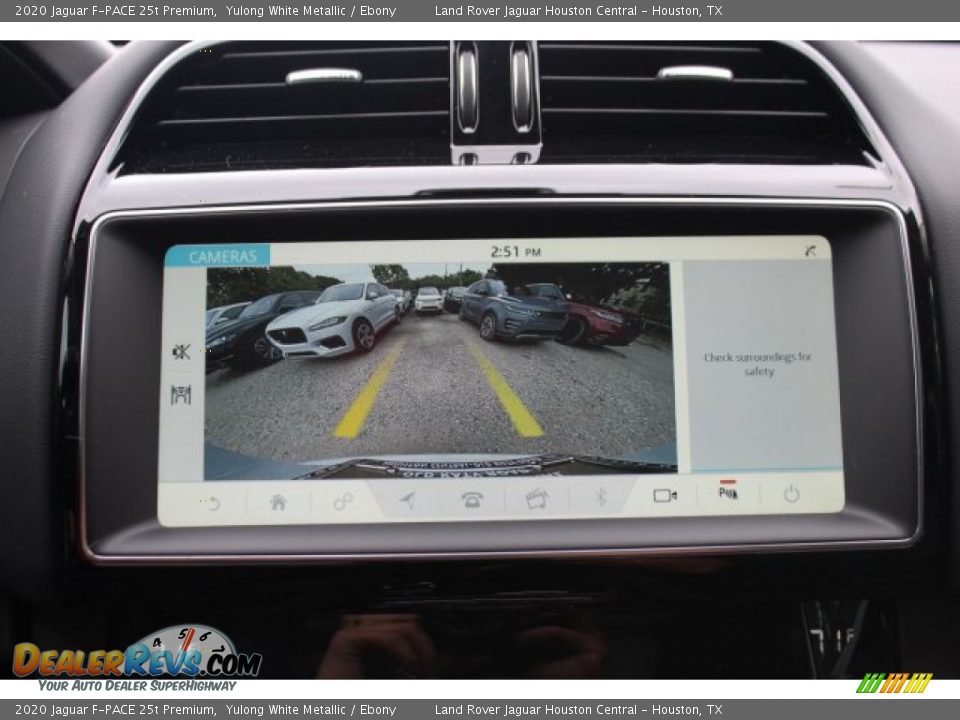 2020 Jaguar F-PACE 25t Premium Yulong White Metallic / Ebony Photo #15